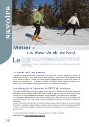 Le moniteur de ski nordique - Nordic Alpes du Sud