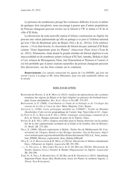 notas taxonómicas y corológicas para la flora de la península ...