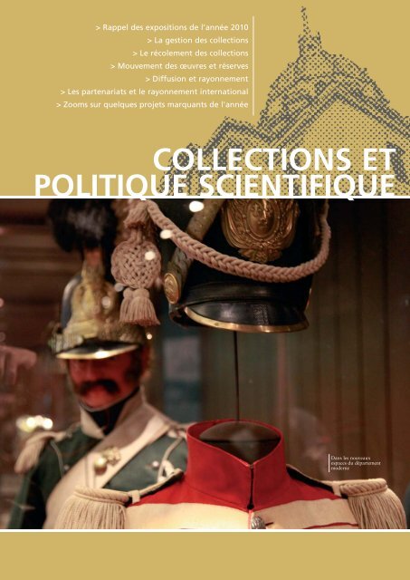 Rapport d'activité 2010 - Musée de l'Armée