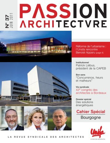 Passion Architecture n°37 - UNSFA - Le syndicat des Architectes