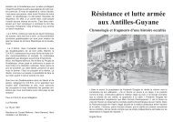 Résistance et lutte armée aux Antilles-Guyane