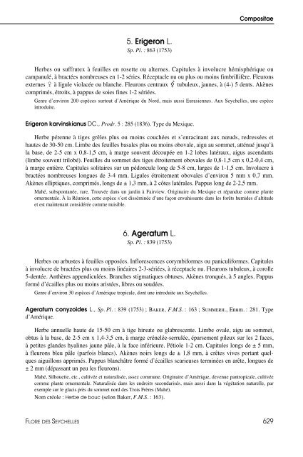 Flore des Seychelles : dicotylédones - IRD