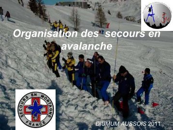 Le secours en avalanche - Association Nationale des Médecins du ...