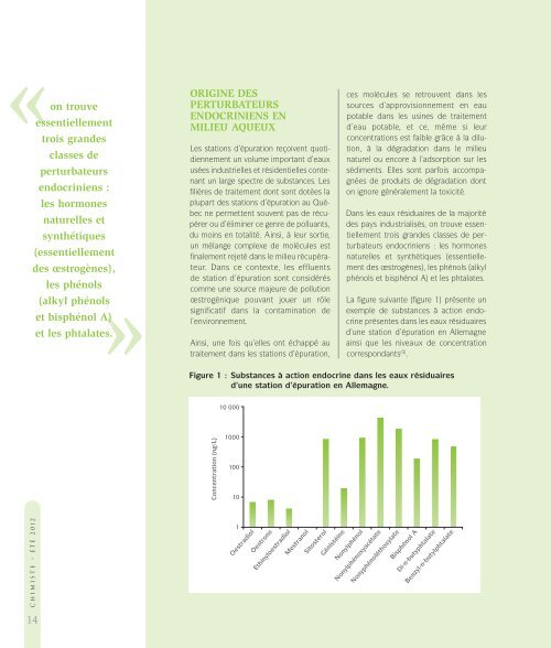 Revue Chimiste Été 2012 - Ordre des chimistes du Québec