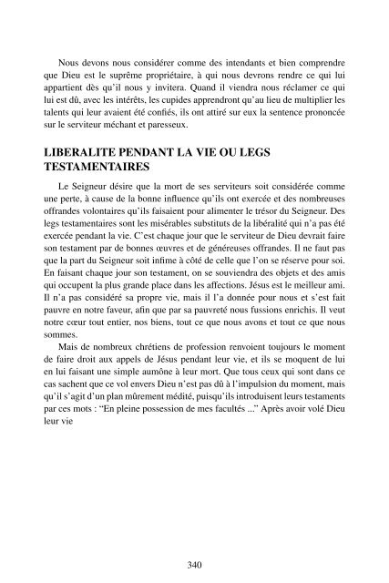 Conseils á L'Econome - Les écrits d'Ellen G. White en Français.