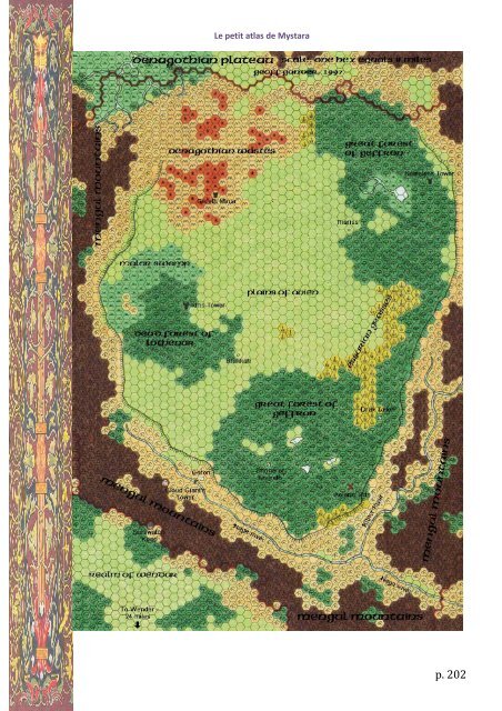 Atlas simplifié de Mystara