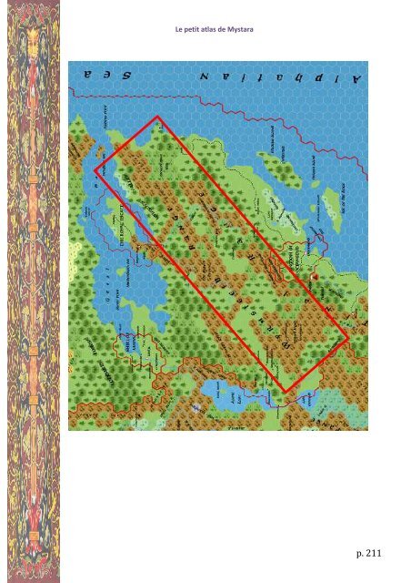 Atlas simplifié de Mystara