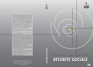 Cover Soc. Zekerh. frans-verkle - FOD Sociale Zekerheid
