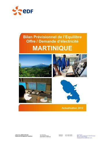 Bilan prévisionnel de la MARTINIQUE ( 507Kb) - EDF