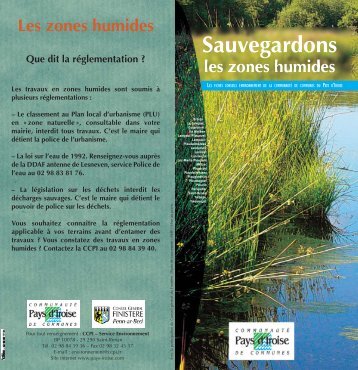 Zones humides - Communauté de communes du Pays d'Iroise