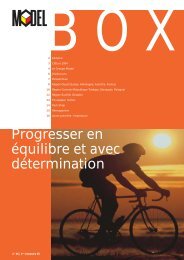 Progresser en équilibre et avec détermination - Model Holding AG