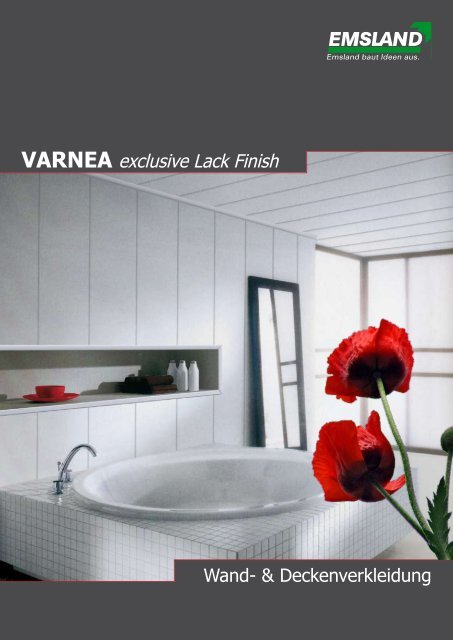 VARNEA Lackpaneele / Feuchtraumpaneele / Ecke Lackierte Oberfläche gits ...