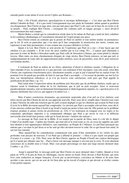 Yerushalaim 23 2000-2.pdf - Chretiens-juifs.org