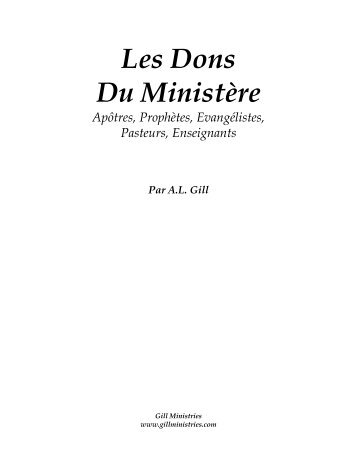 Les Dons Du Ministère - Gill Ministries