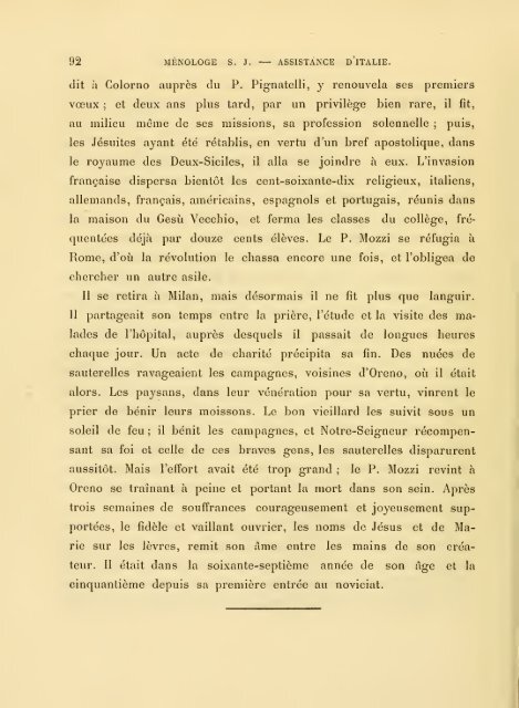 Ménologe de la Compagnie de Jésus : assistance d'Italie - Libr@rsi