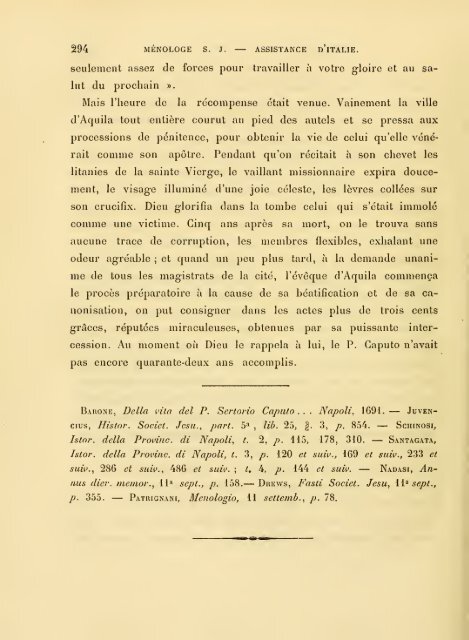 Ménologe de la Compagnie de Jésus : assistance d'Italie - Libr@rsi