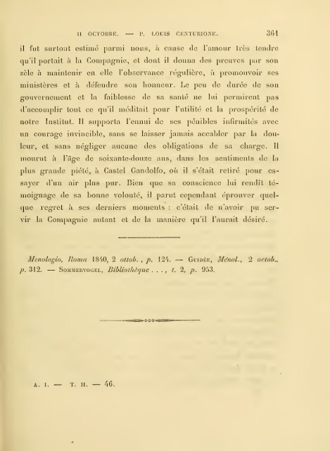 Ménologe de la Compagnie de Jésus : assistance d'Italie - Libr@rsi