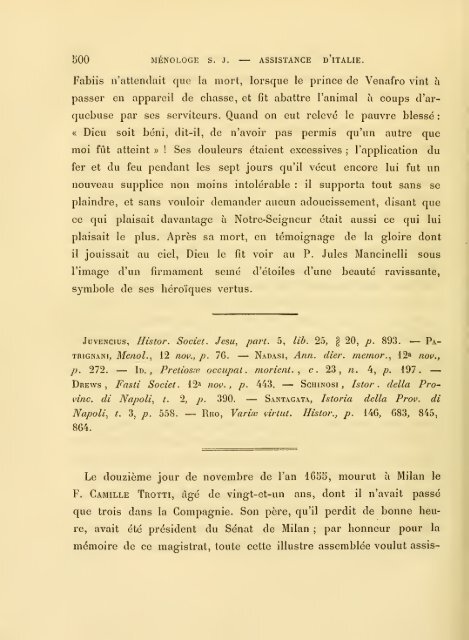 Ménologe de la Compagnie de Jésus : assistance d'Italie - Libr@rsi