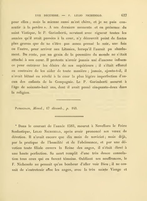 Ménologe de la Compagnie de Jésus : assistance d'Italie - Libr@rsi