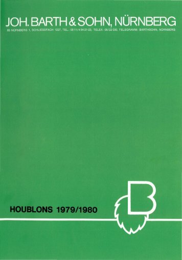 HOUBLONS 1979/1980 - Barth-Haas Group