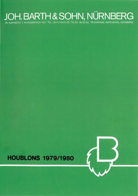 HOUBLONS 1979/1980 - Barth-Haas Group