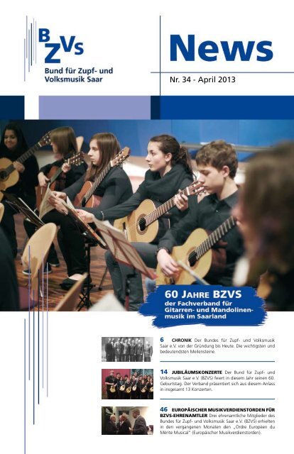 Nr. 34 - April 2013 - Bund für Zupf- und Volksmusik eV
