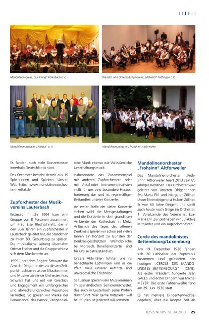 Nr. 34 - April 2013 - Bund für Zupf- und Volksmusik eV