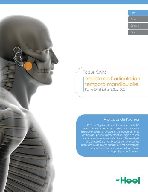 Trouble de l'articulation temporo-mandibulaire - Heel