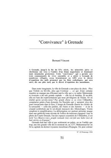 "Convivance" à Grenade - Confluences Méditerranée