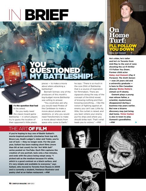 Cineplex Magazine May 2012