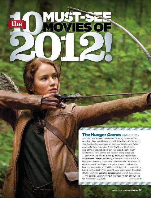 Cineplex Magazine January 2012