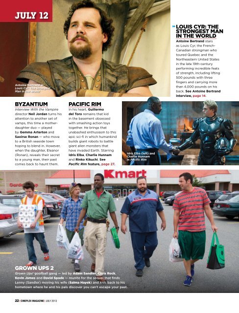 Cineplex Magazine July 2013