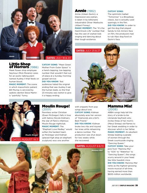 Cineplex Magazine July 2013