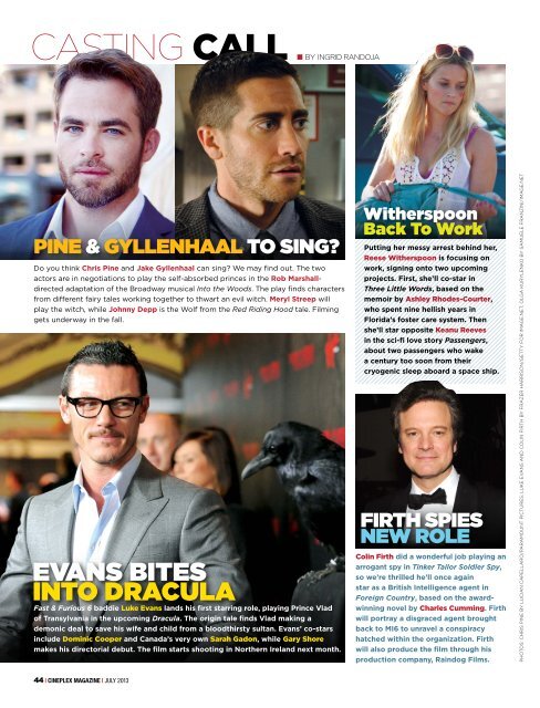Cineplex Magazine July 2013