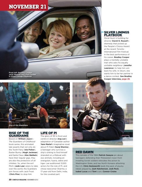 Cineplex Magazine November 2012
