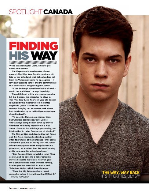 Cineplex Magazine June 2013