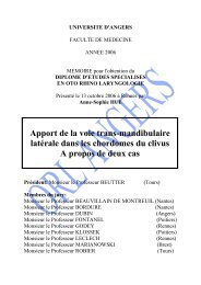 Apport de la voie trans-mandibulaire dans les chordomes du clivus