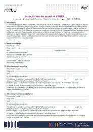 Attestation de Mandat-v1.indd - MediaExchange