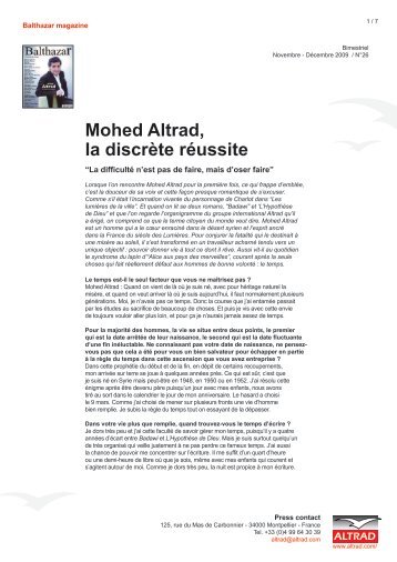 Mohed Altrad, la discrète réussite