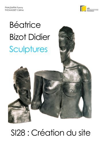 réalisation d'un site Internet pour la sculptrice Béatrice Bizot