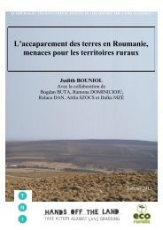 L'accaparement des terres en Roumanie, menaces ... - Slow Food