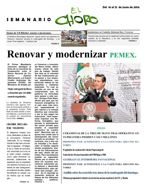 Renovar y modernizar