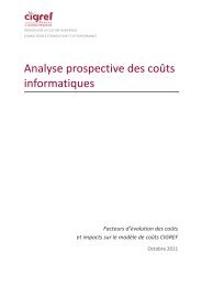 2011 - Analyse prospective des coûts informatiques - CIGREF