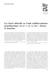 Les fossés défensifs en Gaule méditerranéenne protohistorique