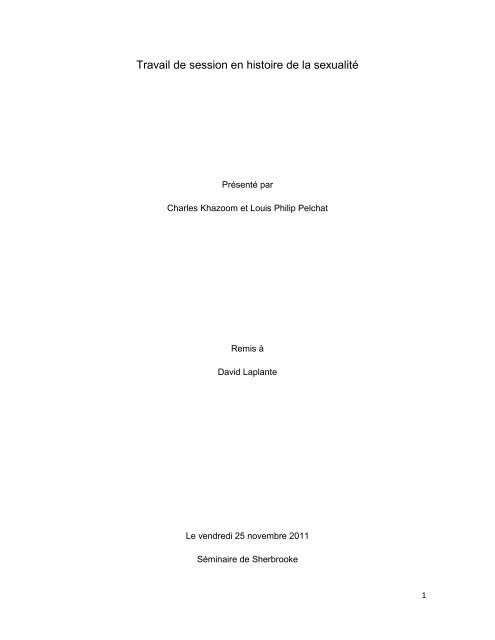 L'homosexualité en France de 1789 à 2000 - David Laplante