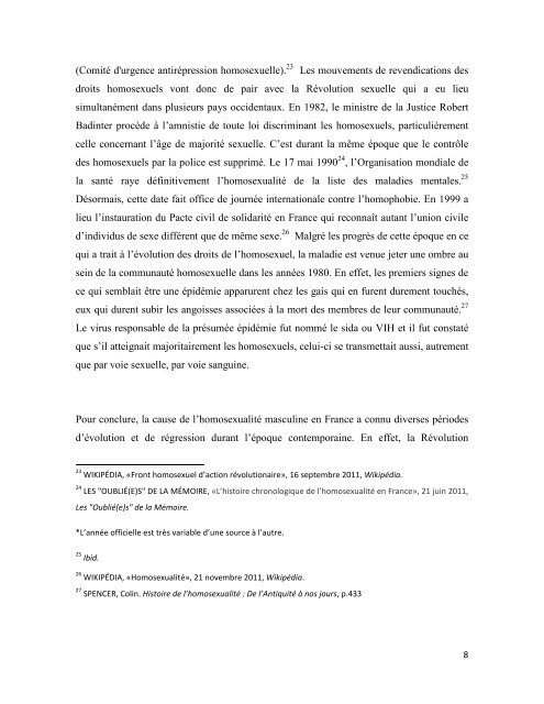 L'homosexualité en France de 1789 à 2000 - David Laplante