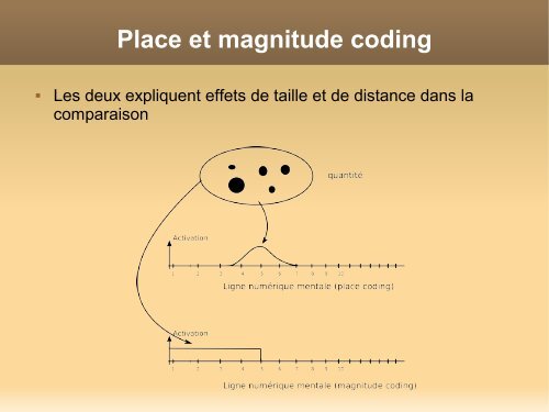 Niveaux de représentation, procedure de calcul, chronométrie mentale