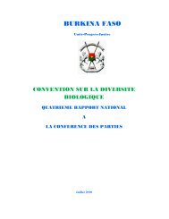 Burkina Faso - Convention on Biological Diversity