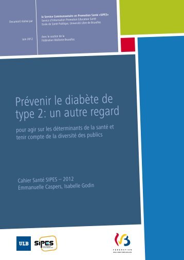 Prévenir le diabète de type 2: un autre regard - Direction générale ...