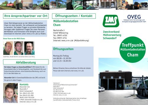 Müllumladestation Cham - Zweckverband Müllverwertung